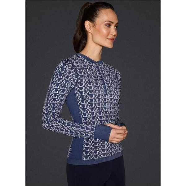 2022 Mountain Horse Womens Magic Tech Top 4517040026 - Navy